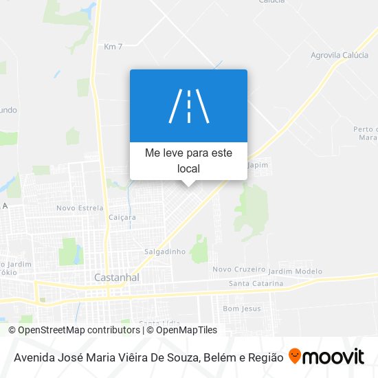 Avenida José Maria Viêira De Souza mapa
