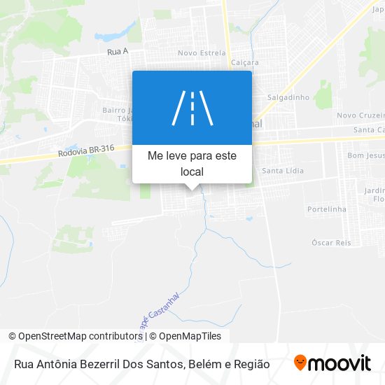 Rua Antônia Bezerril Dos Santos mapa