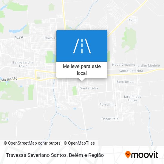 Travessa Severiano Santos mapa