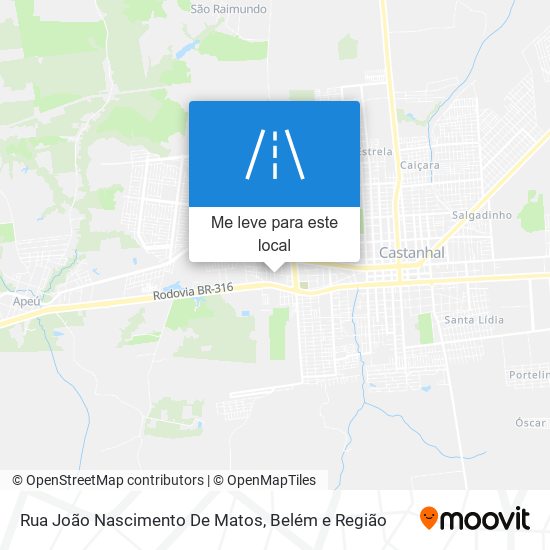 Rua João Nascimento De Matos mapa