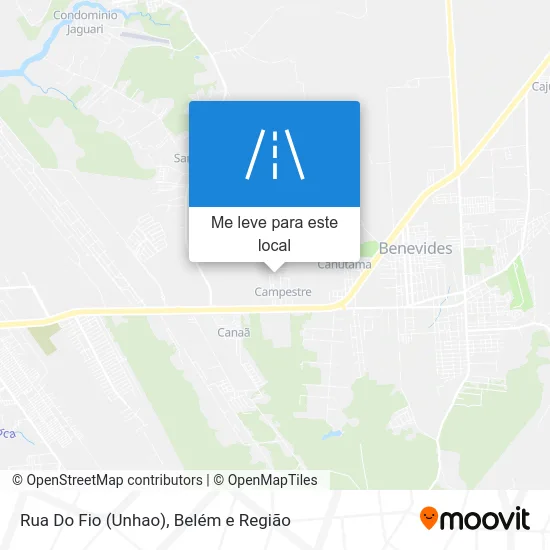 Rua Do Fio (Unhao) mapa