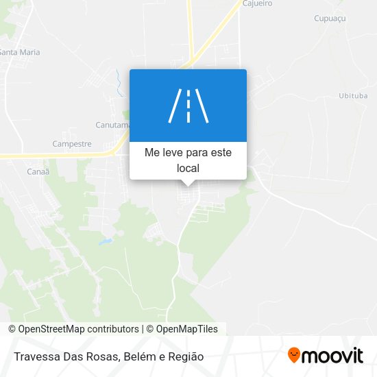 Travessa Das Rosas mapa