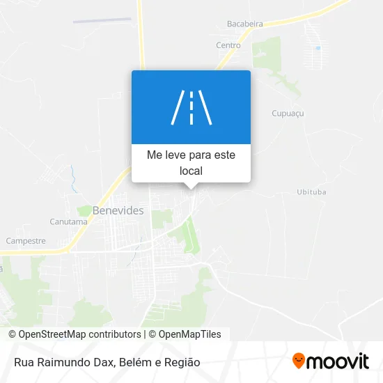 Rua Raimundo Dax mapa