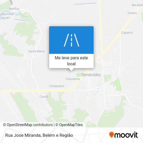 Rua Jose Miranda mapa