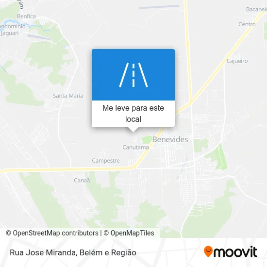 Rua Jose Miranda mapa