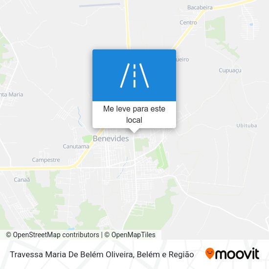 Travessa Maria De Belém Oliveira mapa