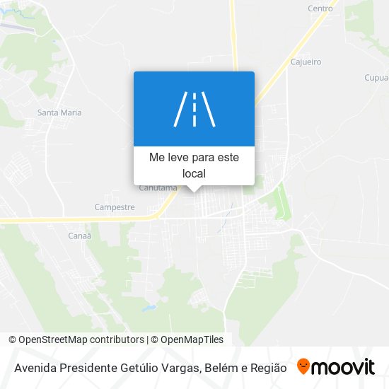 Avenida Presidente Getúlio Vargas mapa