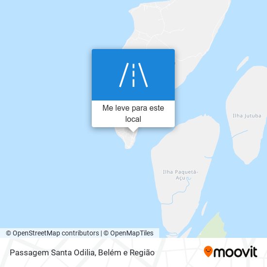 Passagem Santa Odilia mapa