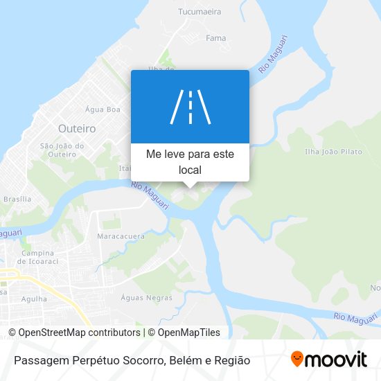 Passagem Perpétuo Socorro mapa