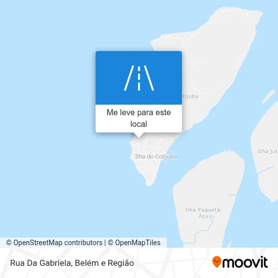 Rua Da Gabriela mapa