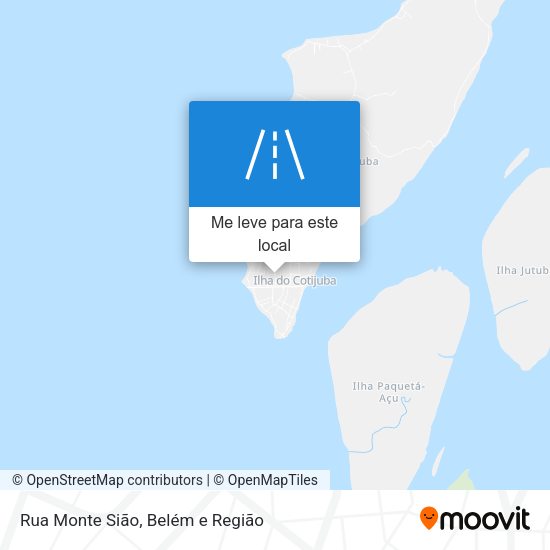 Rua Monte Sião mapa