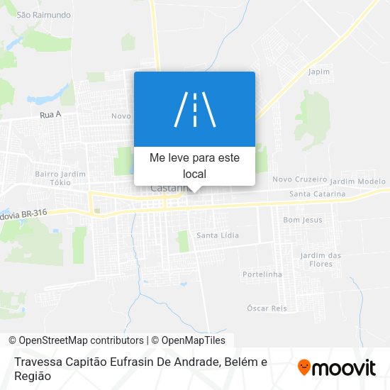 Travessa Capitão Eufrasin De Andrade mapa