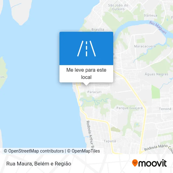Rua Maura mapa