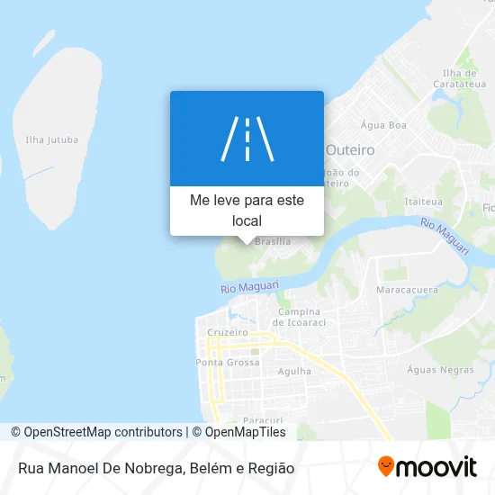Rua Manoel De Nobrega mapa