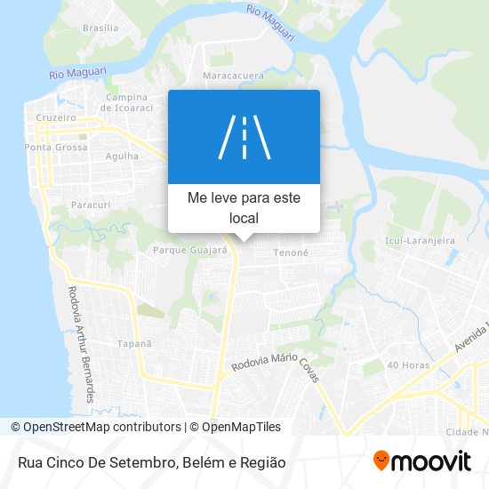 Rua Cinco De Setembro mapa