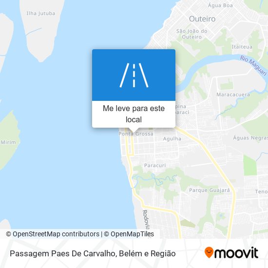 Passagem Paes De Carvalho mapa