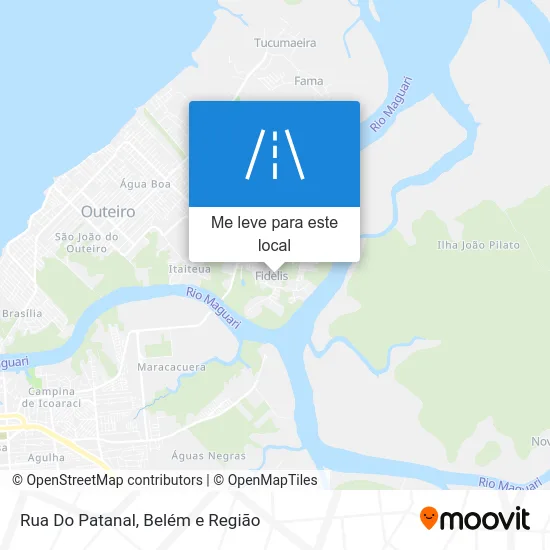Rua Do Patanal mapa
