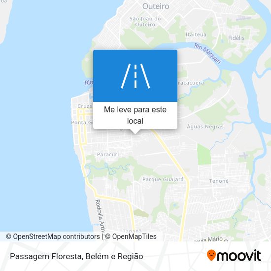 Passagem Floresta mapa