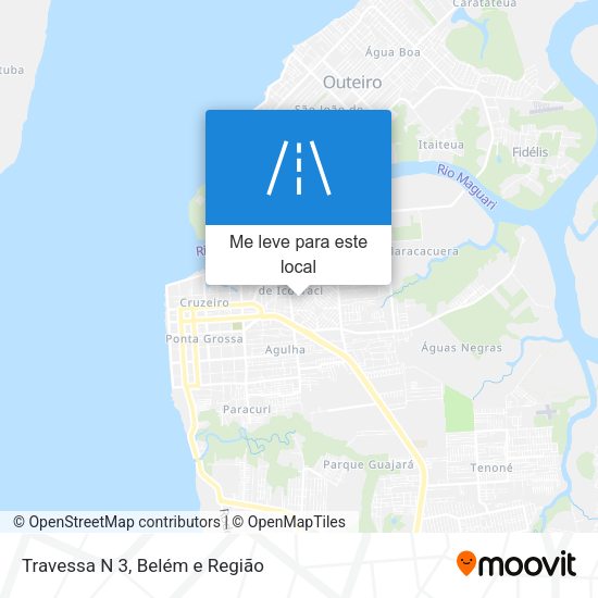 Travessa N 3 mapa