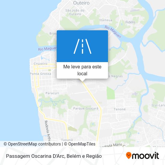 Passagem Oscarina D'Arc mapa
