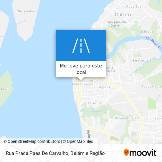 Rua Praca Paes De Carvalho mapa