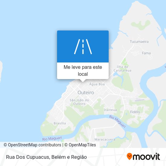 Rua Dos Cupuacus mapa