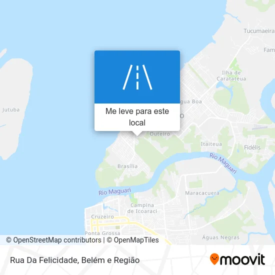 Rua Da Felicidade mapa