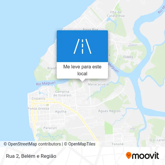 Rua 2 mapa