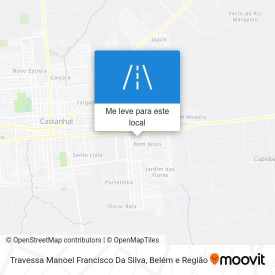 Travessa Manoel Francisco Da Silva mapa