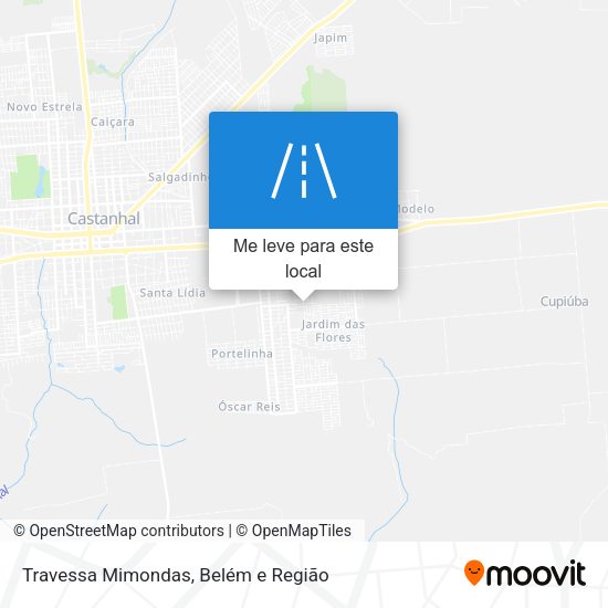 Travessa Mimondas mapa