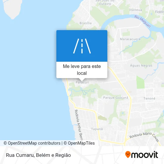 Rua Cumaru mapa