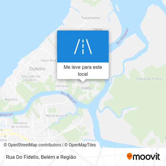Rua Do Fidelis mapa