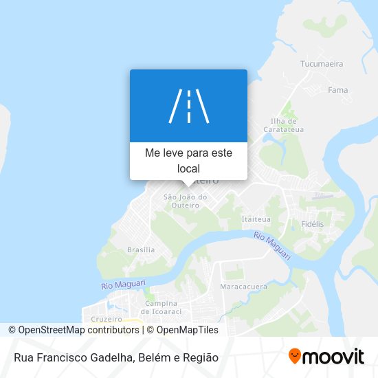Rua Francisco Gadelha mapa