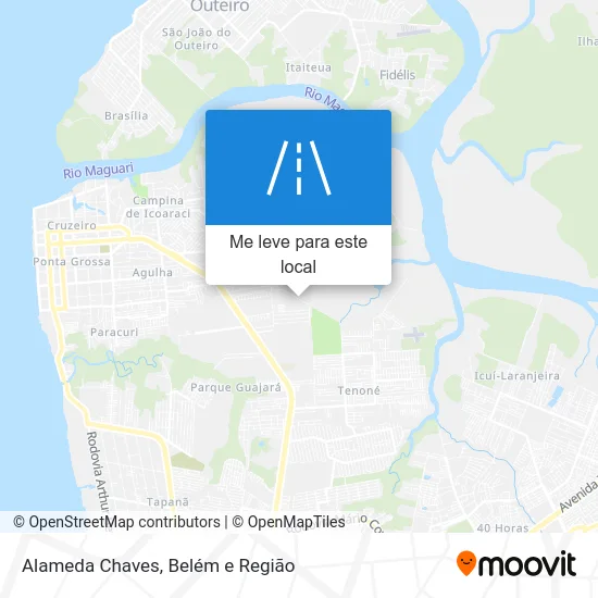 Alameda Chaves mapa