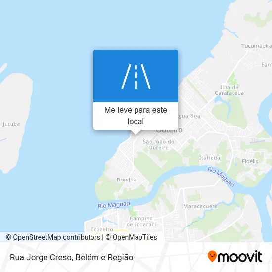 Rua Jorge Creso mapa