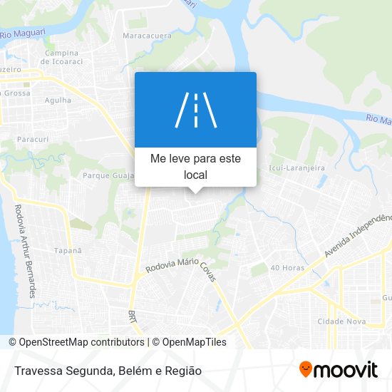 Travessa Segunda mapa