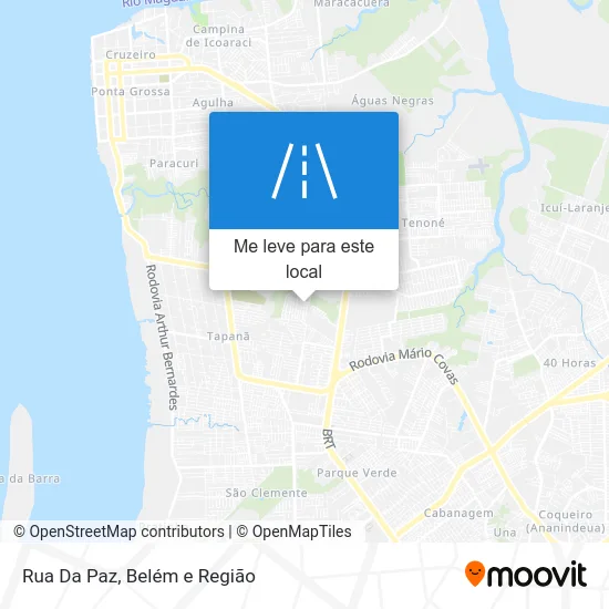 Rua Da Paz mapa