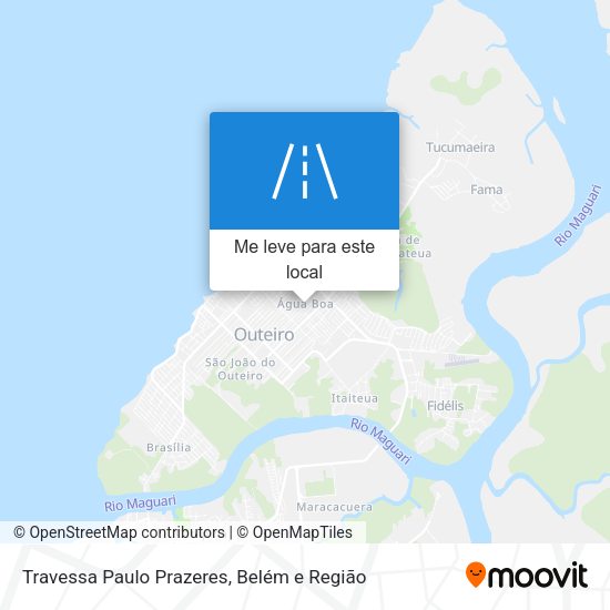 Travessa Paulo Prazeres mapa