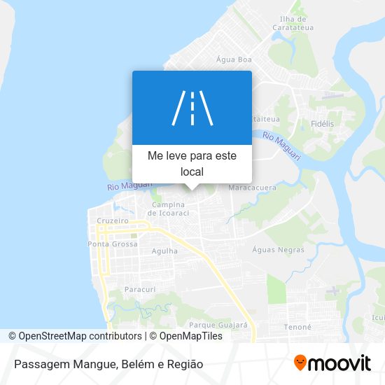 Passagem Mangue mapa