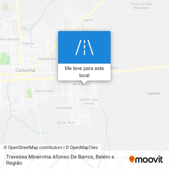 Travessa Minervina Afonso De Barros mapa
