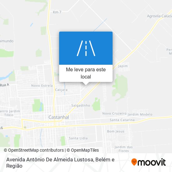 Avenida Antônio De Almeida Lustosa mapa