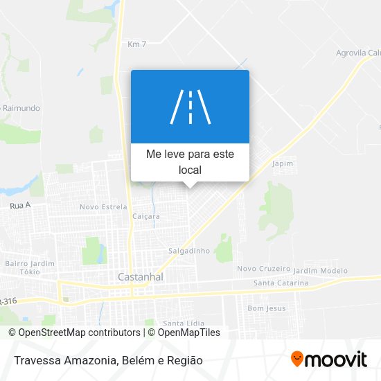 Travessa Amazonia mapa