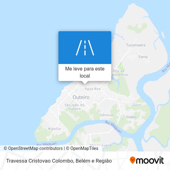 Travessa Cristovao Colombo mapa