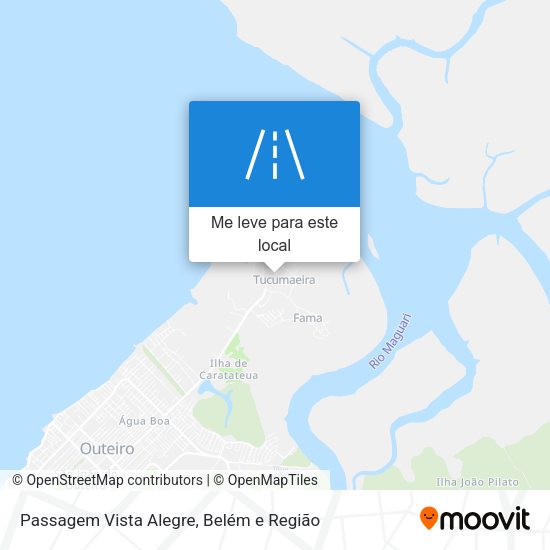 Passagem Vista Alegre mapa