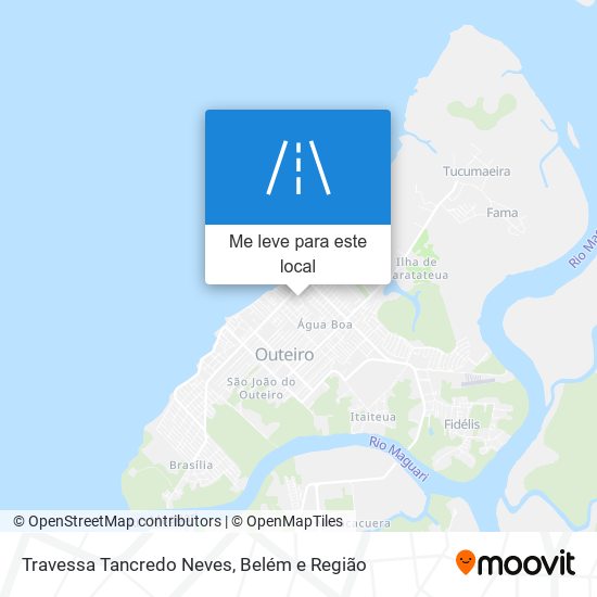 Travessa Tancredo Neves mapa