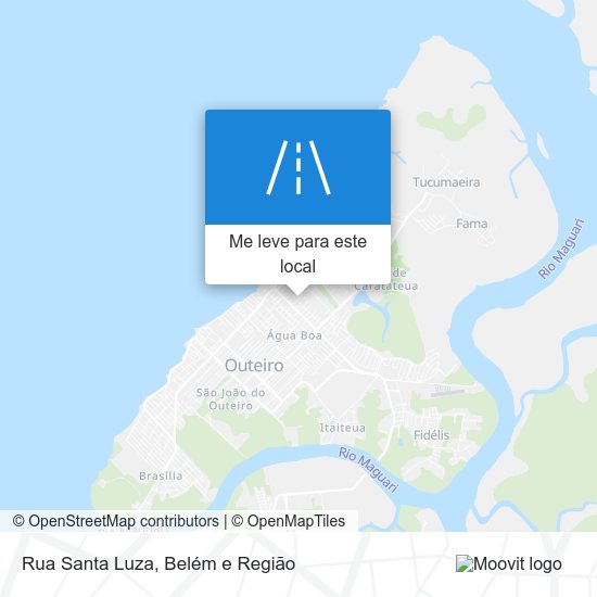 Rua Santa Luza mapa