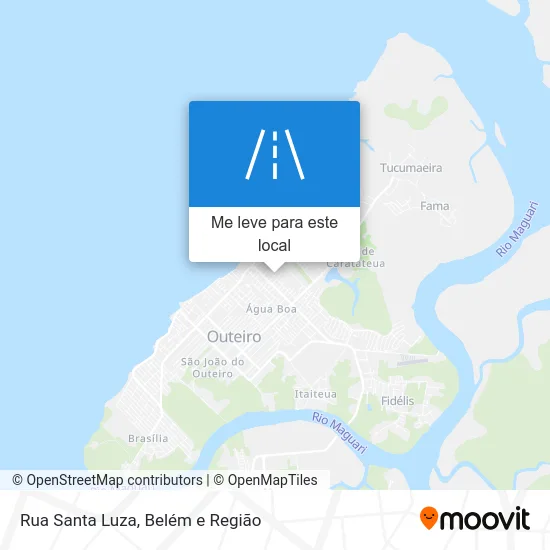 Rua Santa Luza mapa