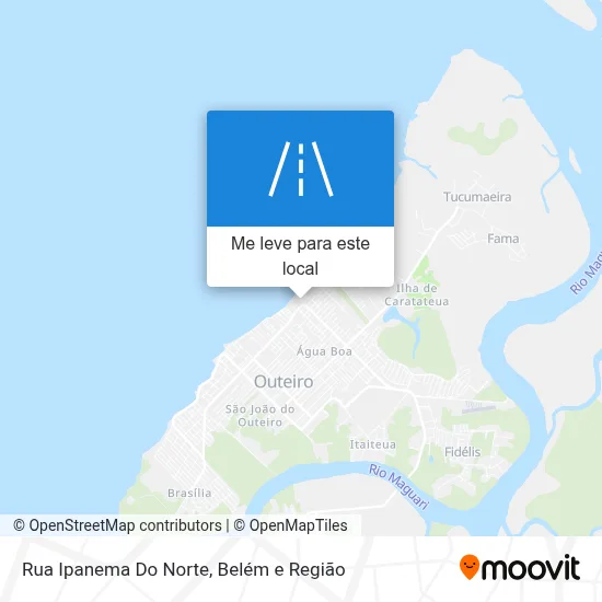 Rua Ipanema Do Norte mapa