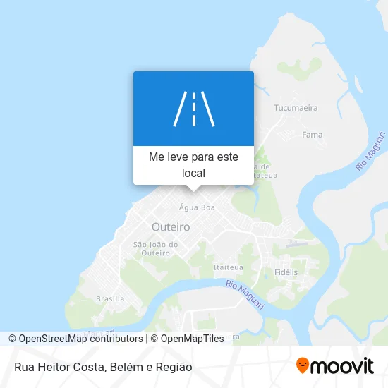 Rua Heitor Costa mapa