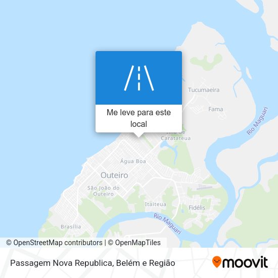 Passagem Nova Republica mapa